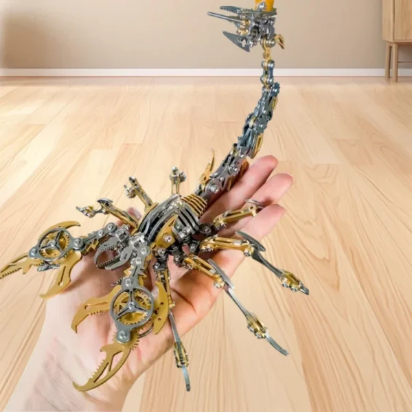 3D Scorpions Metal Puzzle Steampunk Mechanical Insect Model Kit Floatingcity Steel Warcraft Assemble Jhandmade Toy For Adults - Image 4