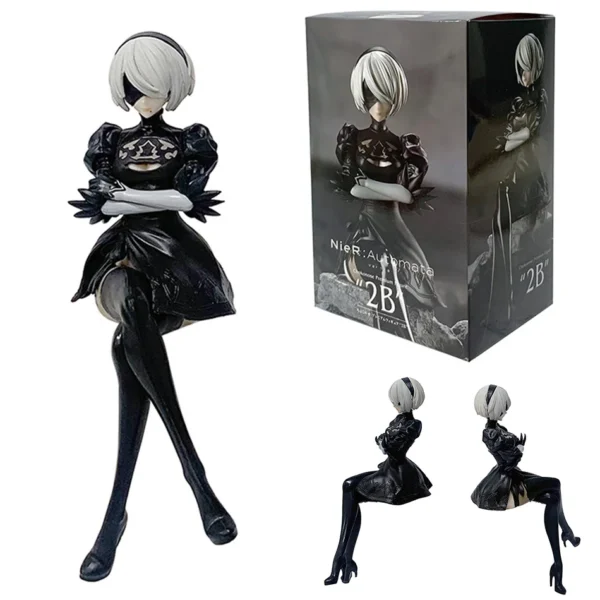 15CM NieR:Automata Yorha No. 2 PVC Anime Action Figures Model Collection Ornament Anime Cartoon Model Toy Gift