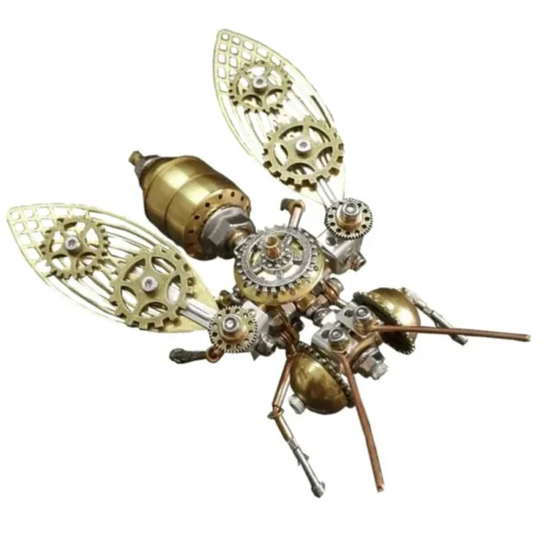 DIY 3D Puzzles Bee Steampunk Mechanical Insects Metal Assembly Model Kits Ornaments Assemble Models Toy - Image 2