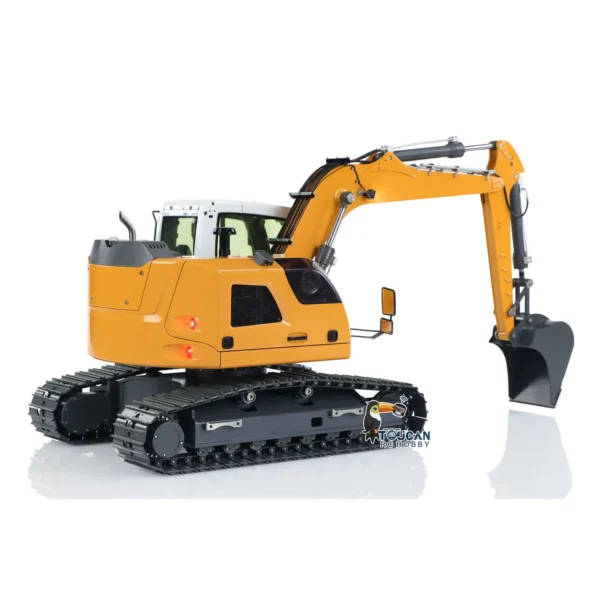 1/14 Sacle R920 RC Hydraulic Excavator JDM-208 RTR Metal Remote Control Digger Construction Truck Car Toys Light System Model - Image 4