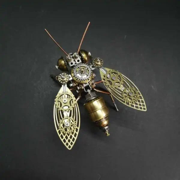 DIY 3D Puzzles Bee Steampunk Mechanical Insects Metal Assembly Model Kits Ornaments Assemble Models Toy - Image 5