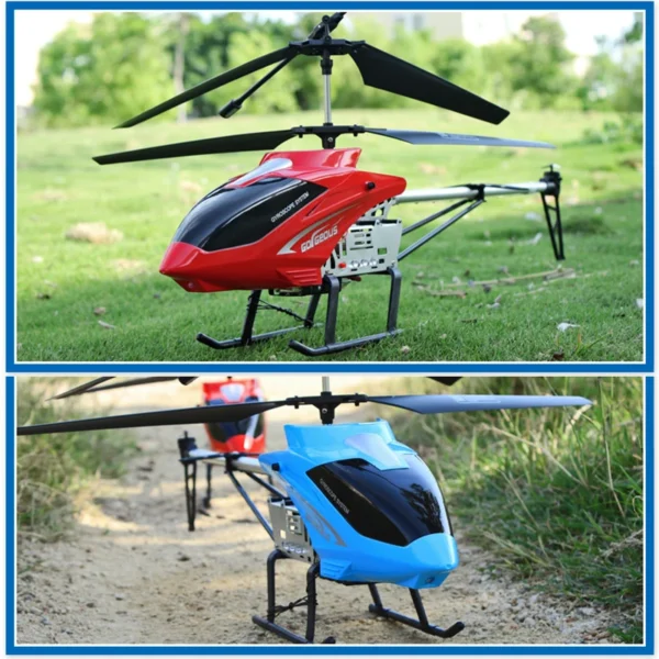 Rc Helicopter With Remote Control Extra Durable Big Plane Toy For Kids Drone Model Outdoor 3.5CH 80cm Aircraft Large Helicoptero - Image 4