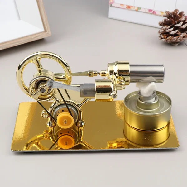 Hot Air Stirling Engine Motor Model Fluid Dynamic Physics Experimental Model Educational Science Toys - Image 4