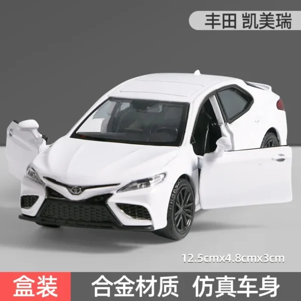 1:36 Toyota Camry XSE Toy Car Model For Children Diecast Vehicle Miniature Pull Back Collection Gift For Kid Boys ﻿D168 - Image 6