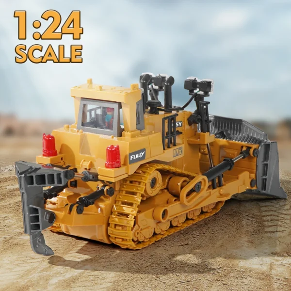 Children 2.4G Remote Control Excavator RC Model Car Toys Dump Truck Bulldozer Engineering Vehicle Christmas Birthday Gifts - Image 2