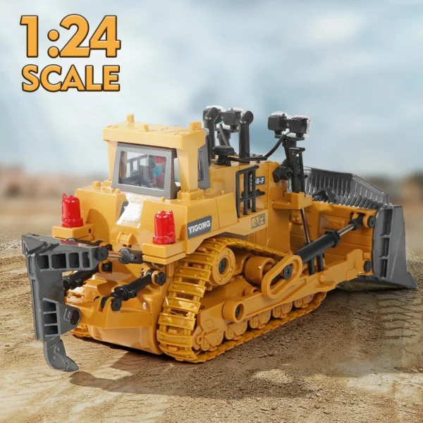 Children 2.4G Remote Control Excavator RC Model Car Toys Dump Truck Bulldozer Engineering Vehicle Christmas Birthday Gifts - Image 2