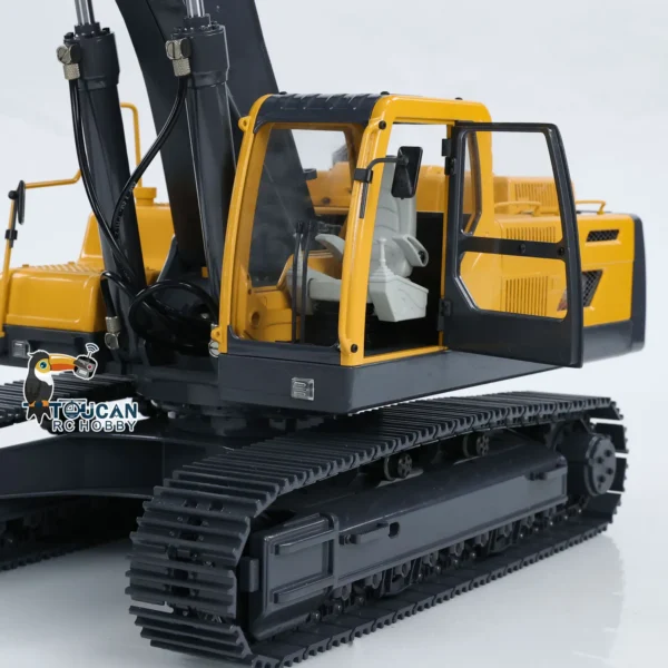 JDM V2 360L RC Earth Digger 1/14 Metal Hydraulic Excavator JDM 106 Remote Control Truck Assembled Model I6S Radio RC Toy TH18487 - Image 3