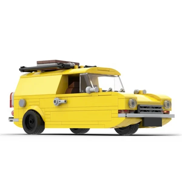 MOC Movie Only Fools and Horses Car Model Building Block Yellow Travel Vehicle DIY Bricks Toys Adult Kid Birthday Christmas Gift - Image 3