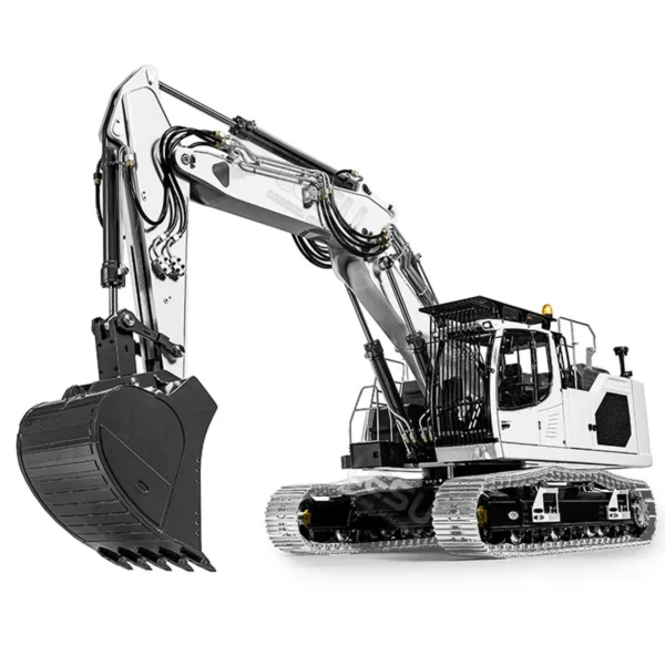 Toys LESU 945 1/14 3-arm Hydraulic RC Excavator Metal Radio Control Digger Kits Trucks Cars Vehicle for Boys Gifts