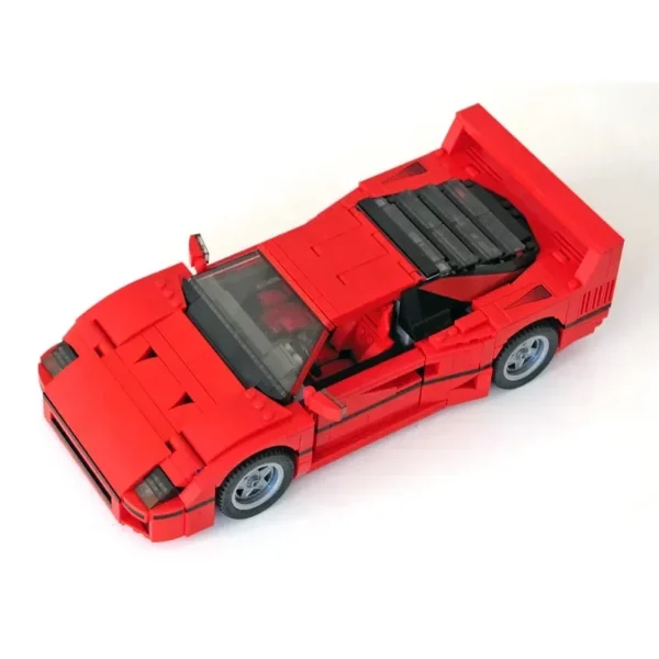 Classic Racing 10248 F40 Compatible MOC-49743 Sports Car 1192 PCS Splicing Assembly Building Block Toy Model DIY Kids Gift Gift - Image 3