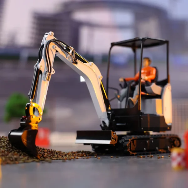 RTR JX E20 RC Mini Excavator 1/14 Scale Hydraulic Sounds Light JXMODEL Remote Control Metal Digger Model Painted Toy Toucanhobby - Image 2