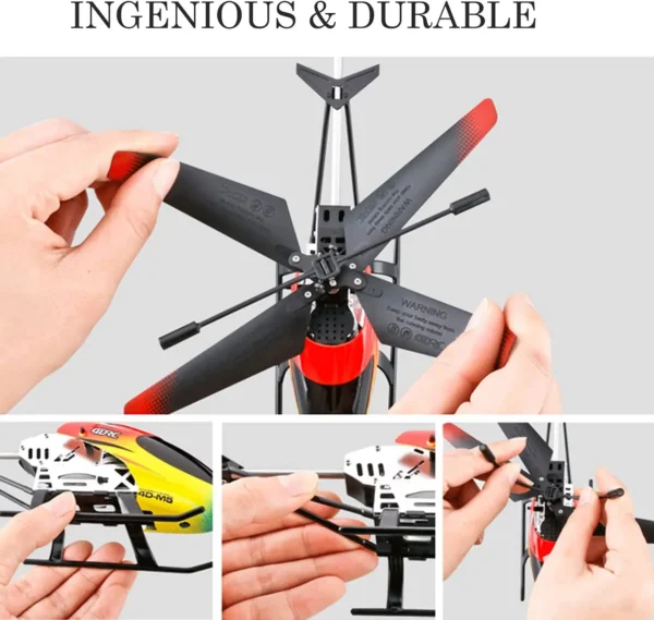 4DRC M5 Remote Control RC Helicopter with Gyro Altitude Hold Drone 3.5 Channel Aircraft Indoor Flying Kid Toy Gift for Boys Girl - Image 2