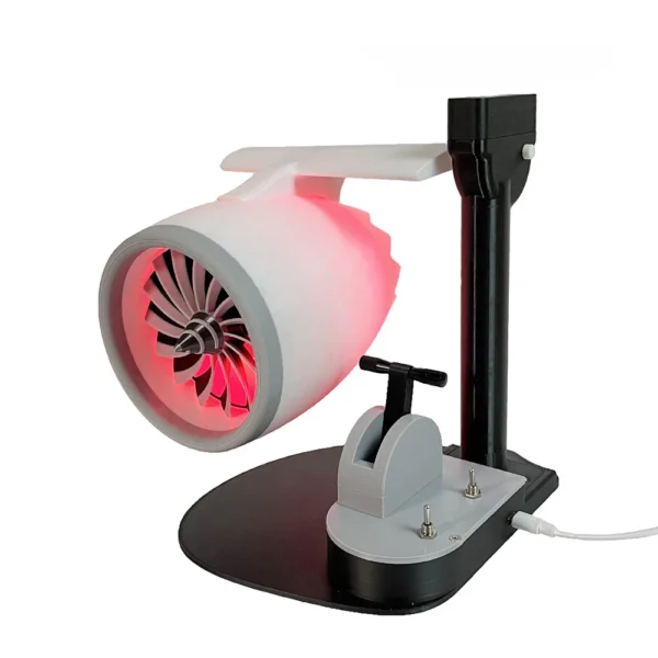 JetFan Turbofan Desktop USB Fan Creative Turbofan Engine Shape 3D Printing Turbofan Engine Model Toy NIKOLATOY - Image 2