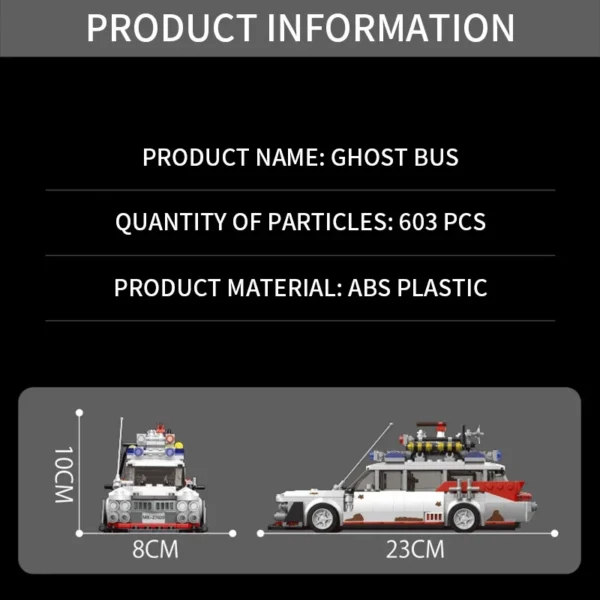 Technology car model building blocks MOC mini ghost movie car assembly building blocks DIY toys children's giftsTechnology car m - Image 3