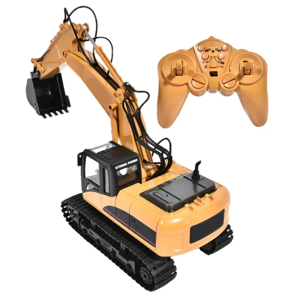 2.4G 1/14 Scale 15 Channel Electronic Excavator Remote Control Truck RC Toy - Image 3