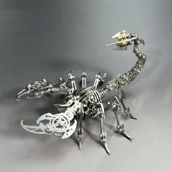 3D Scorpions Metal Puzzle Steampunk Mechanical Insect Model Kit Floatingcity Steel Warcraft Assemble Jhandmade Toy For Adults - Image 2