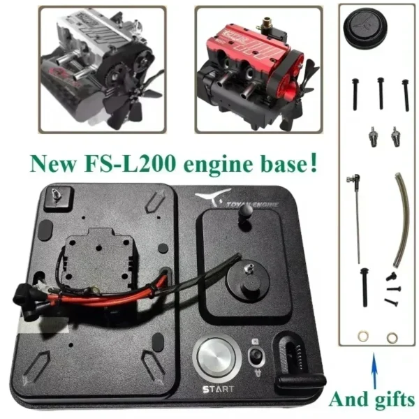 TOYAN FS-L200 Engine Model Toy Full Metal Hand-made Electric High-end Scientific Experiment Teaching Aids Engine and Base Gift - Image 5