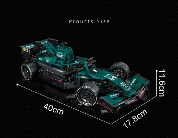 Technical F1 42141 1:8 1431Pcs Performance Building Blocks Super Races Car Assembly Model DIY Vehicle Toys Bricks Birthday Gifts - Image 3