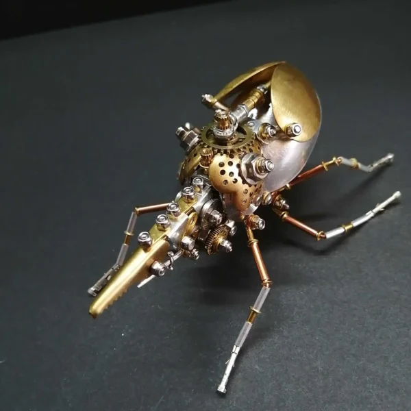 DIY 3D Puzzle Beetles Metal Model Kit Cyberpunk Mechanical Insects Assembly Dynastes Hercules Handmade Toy - Image 5