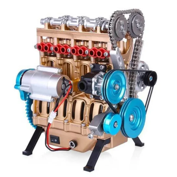 Home Decoration Toys Kids Gifts Car Engine Model Engine Decoration 4 Cylinder Resin - Image 4