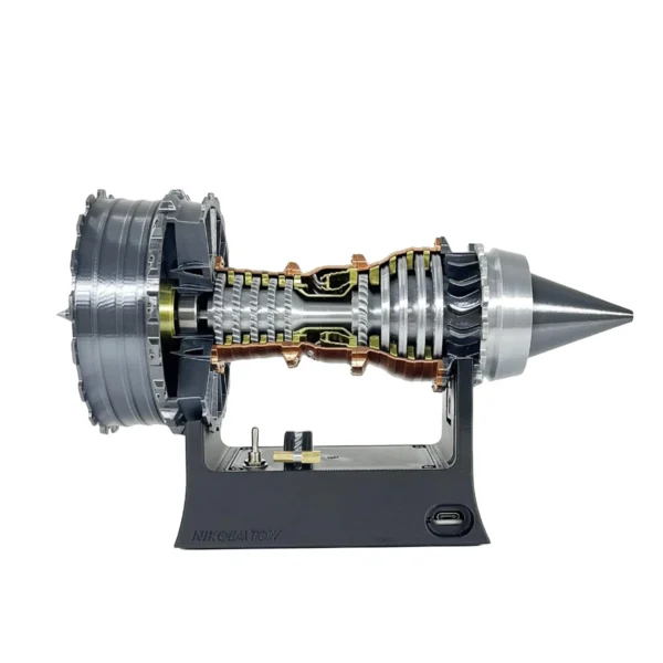 25CM TR-900 High Precision Simulation Turbofan Engine Model Toys Aviation Fan Collectibles Static Display Ornaments Gifts - Image 2