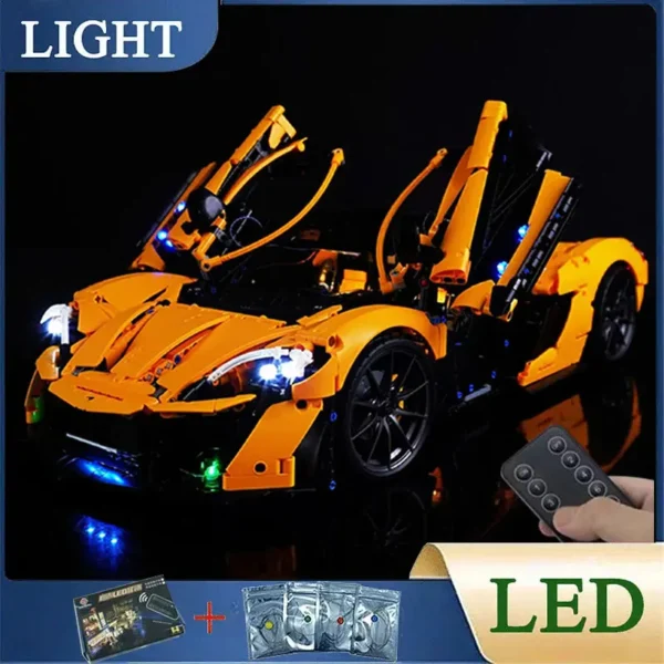 DIY LED Light Kit For LEGO 42172 Technical Sports Car Building Blocks (Only LED Light,Without Blocks Model)