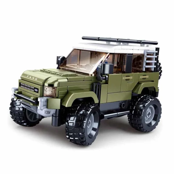 317pcs Car Model Building Block Toys, Sport Utility Vehicle Model Creative DIY Toy Assembled Building Blocks Kit