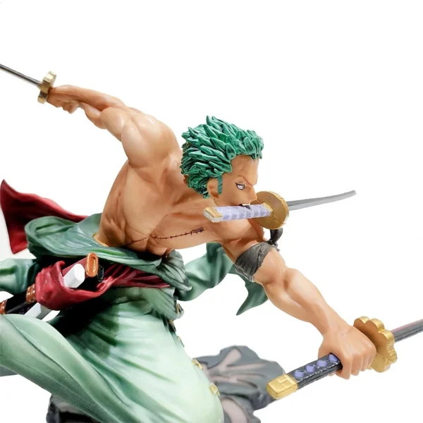 Hot One Piece 10cm Anime Figure GK Roronoa Zoro Three-blade Sa-maximum Manga Anime Statue Action Figure Collection Model Kid Toy - Image 2