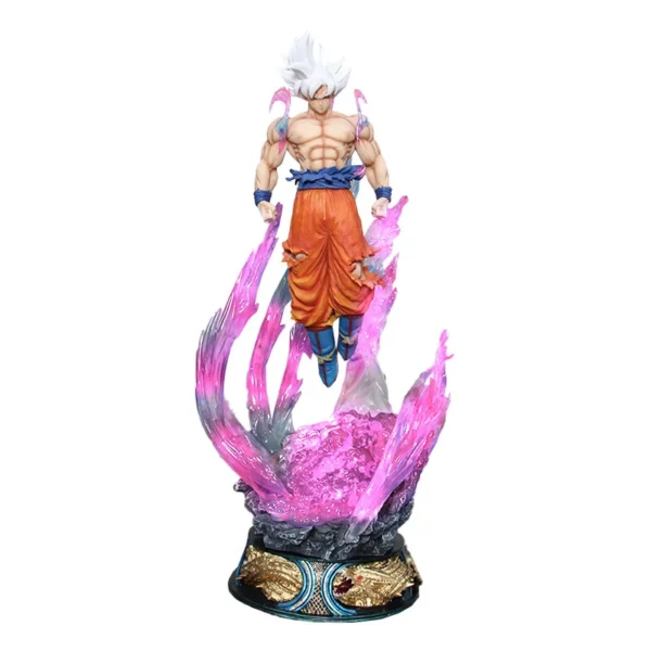 Dragon Ball Son Goku 25cm Anime Figure Ultra Instinct Super Saiyan Figurine Statue Pvc Statue Model Ornament Collection Toy Gift - Image 4