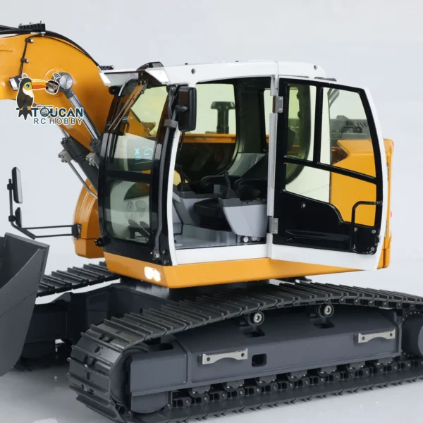 1/14 Sacle R920 RC Hydraulic Excavator JDM-208 RTR Metal Remote Control Digger Construction Truck Car Toys Light System Model - Image 5