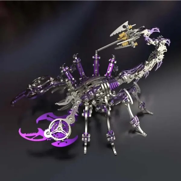 Colorful 3D Metal Scorpion King Mechanical Toy Decoration Assembly Decoration Mechanical Puzzle Diy Adult Children Birthday Gift - Image 5