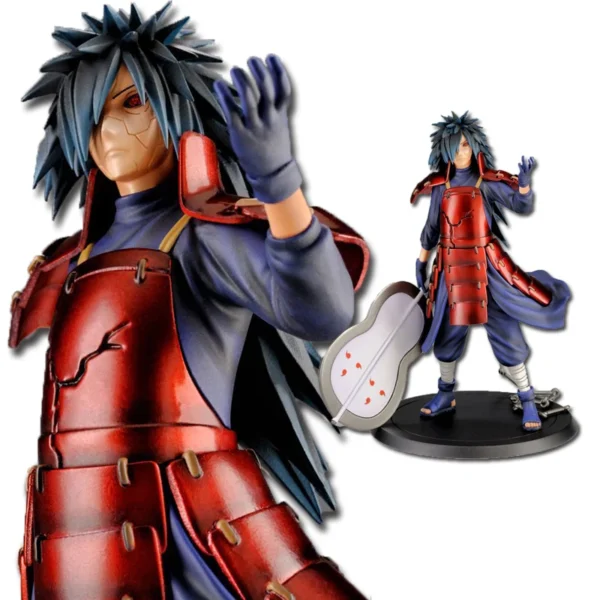 Anime NARUTO Figure Uchiha Madara Fighting PVC Figure NARUTO Orochimaru VS Hiruzen Battle Kakashi Sasuke Model Toy Jpanese Dolls