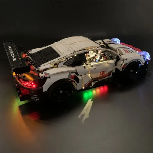 Led Light For 42096 20097 Technical Car Building Blocks City RSR Race Vehicle Bricks DIY Lamp Toys Set Not Included Car - Image 6