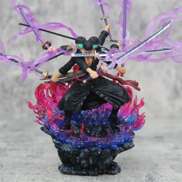 Hot One Piece 15cm Anime Figure Asura Roronoa Zoro Statue Action Figure Collection Model Kid Toy - Image 3