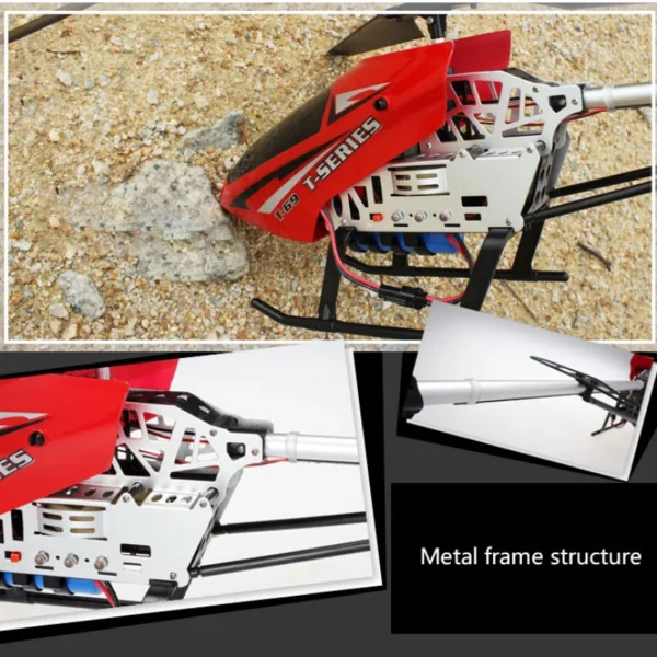 80cm Large Remote-controlled Helicopter Anti-falling RC UAV Durable Charging Model Toy Outdoor Aircraft Children's Birthday Gift - Image 5