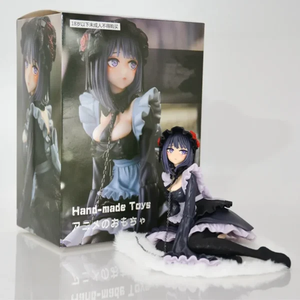 12cm My Dress-Up Darling Anime Figure Black Maid Outfit Kitagawa Marin Action Figure Shizuku Kuroe Figurine Collection Model Toy - Image 6