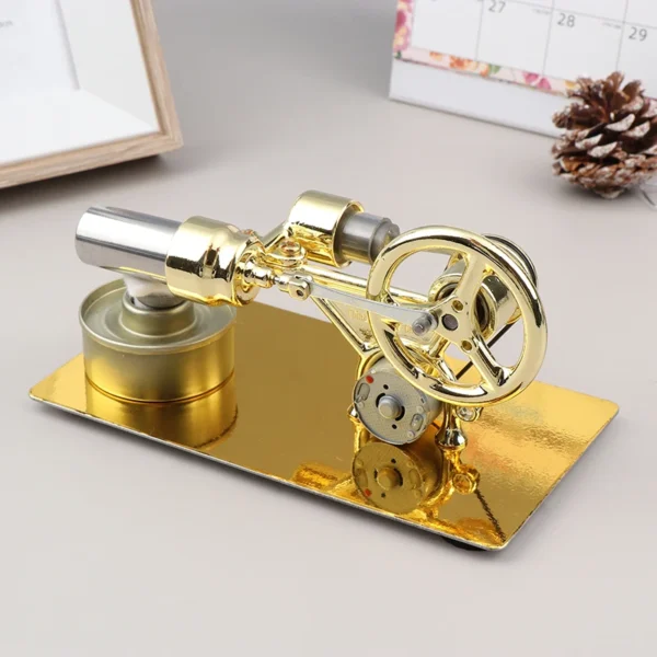 Hot Air Stirling Engine Motor Model Fluid Dynamic Physics Experimental Model Educational Science Toys - Image 3