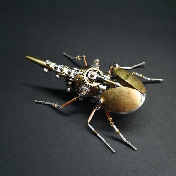 DIY 3D Puzzle Beetles Metal Model Kit Cyberpunk Mechanical Insects Assembly Dynastes Hercules Handmade Toy - Image 2