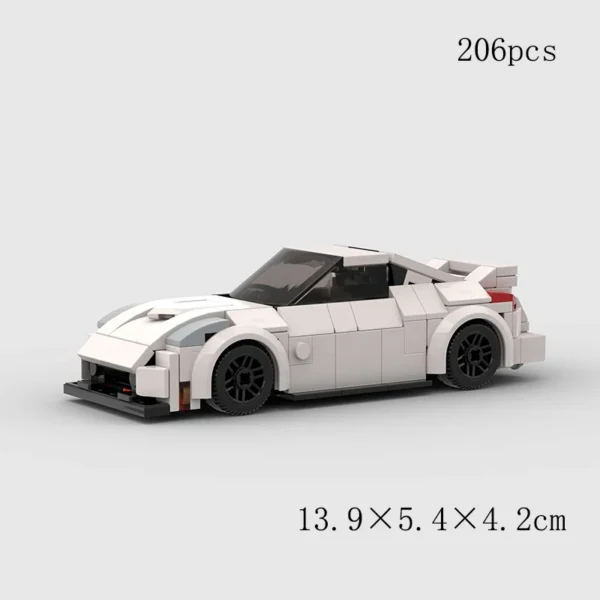 MOC Car Speed Champions Super Racer Police Vehicle Diy Model Building Block Famous F1 Sports Brick Kid toy Technique Pickup City - Image 2