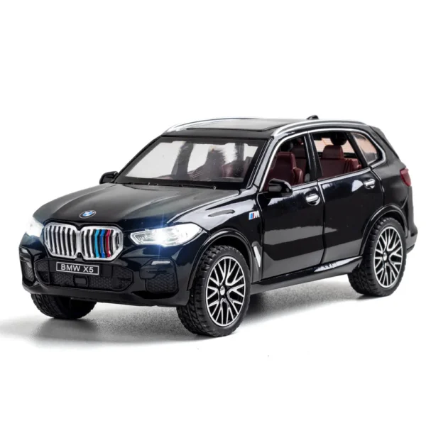 1:32 BMW X5 SUV Alloy Car Model Diecasts Metal Toy Vehicles Car Model High Simulation Collection Sound Light Childrens Toy Gift - Image 6