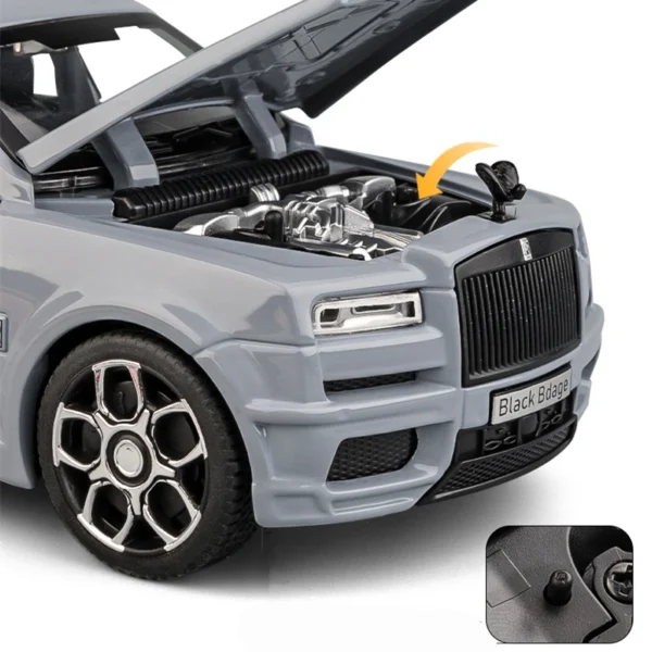 1:32 Rolls Royce Cullinan SUV Alloy Luxy Car Model Diecast Metal Toy Vehicles Car Model Sound and Light Simulation Children Gift - Image 3