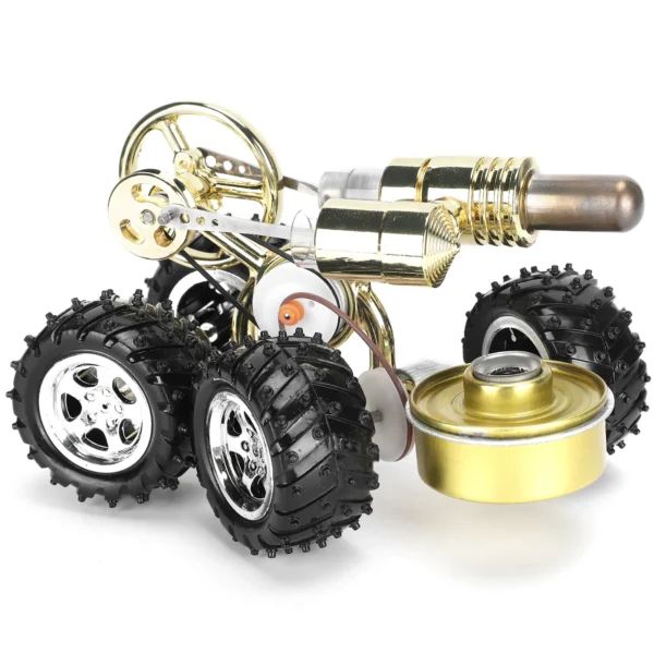 Stirling Engine Model Miniature Car Motor Educational Physics Science Experiment Toy Gifts - Image 2