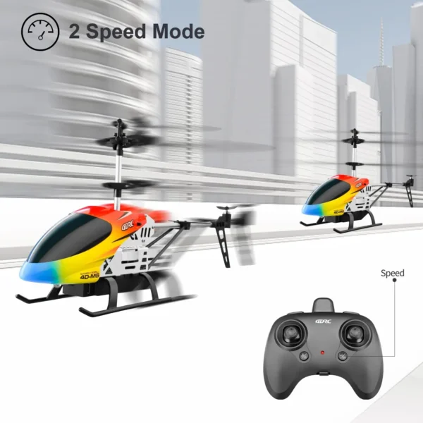 4DRC M5 Remote Control RC Helicopter with Gyro Altitude Hold Drone 3.5 Channel Aircraft Indoor Flying Kid Toy Gift for Boys Girl - Image 3