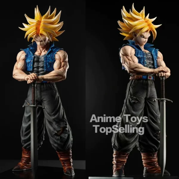 25cm/9.84in Anime Dragon Ball Z Trunks Figure Future Trunks Action Figures MPVC Statue Collection Model Toys for Children Gifts - Image 2