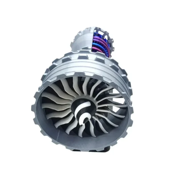 28CM Aviation Turbofan Model Kits DIY Electric Turbine Engine 3D Printed Model Toy Kit Tabletop Crafts -Finished Product - Image 3