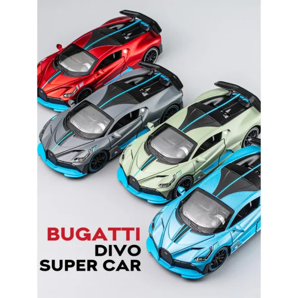 1/32 Alloy Diecasts Metal Toy Car Model Bugatti Divo Toy Vehicles Miniature Car Model With Light Toys For Boys Kids Christmas Gi - Image 6