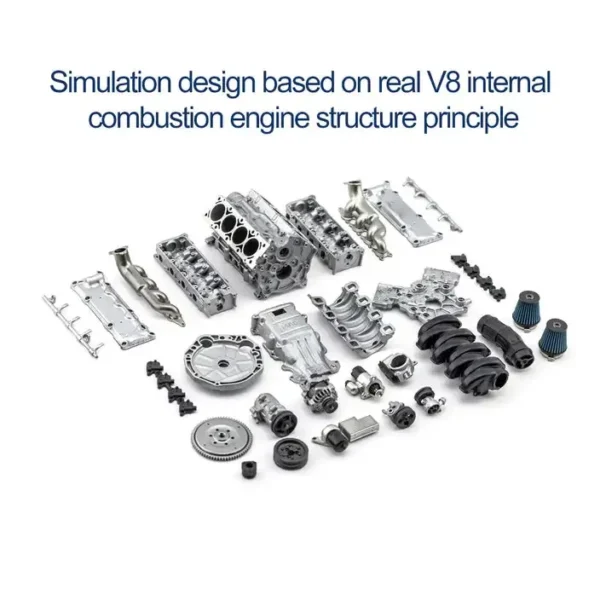 Functional V8 Engine Model Kit - Build and Operate Your Own V8 Engine - Image 2