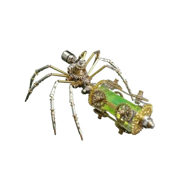 DIY Biochemical Spider Metal Model Kit Cyberpunk Mechanical Insects Assembly Toy 3D Puzzle Creative Handmade Toys Gift - 100pcs+ - Image 5