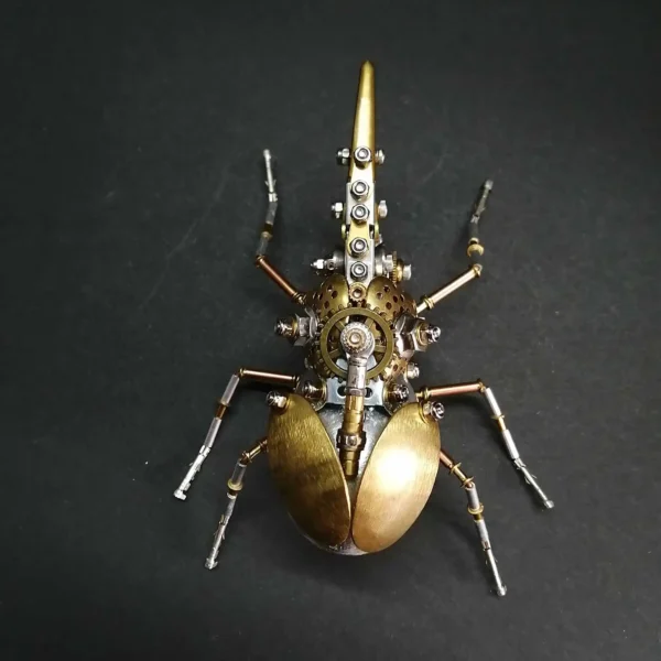 DIY 3D Puzzle Beetles Metal Model Kit Cyberpunk Mechanical Insects Assembly Dynastes Hercules Handmade Toy - Image 3