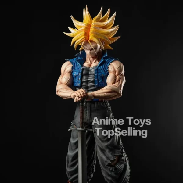 25cm/9.84in Anime Dragon Ball Z Trunks Figure Future Trunks Action Figures MPVC Statue Collection Model Toys for Children Gifts - Image 4